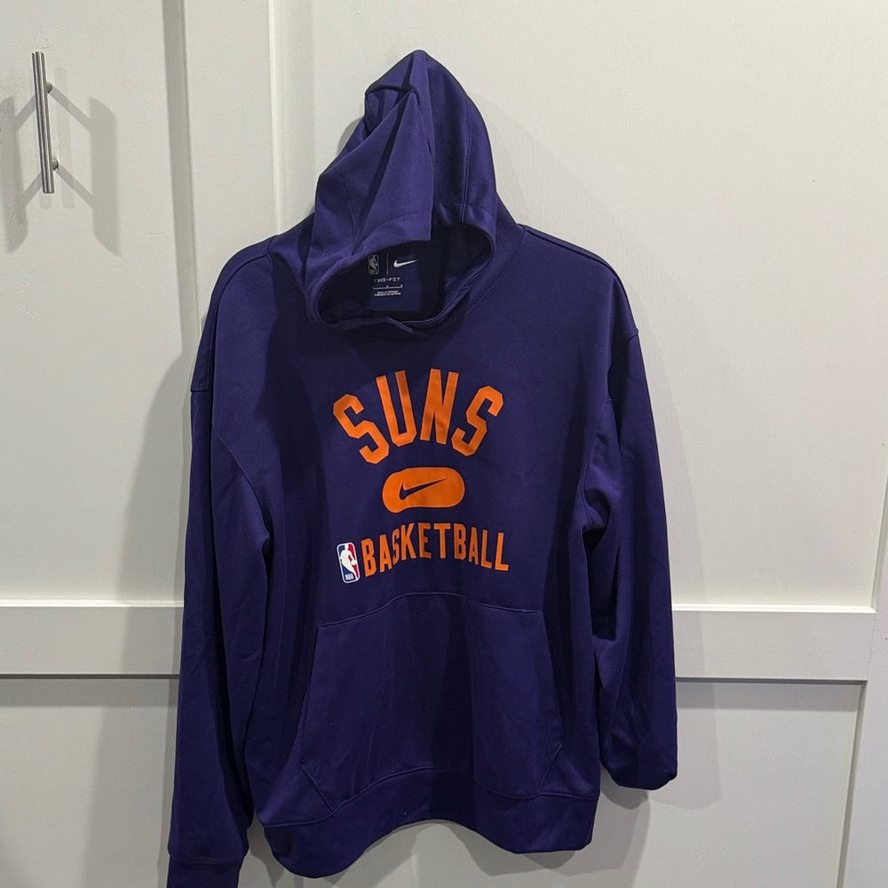 Nike - Dri Fit - Phoenix Suns NBA Purple Hoodie - sz Large - Used - Picture 1 of 5